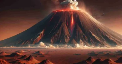 volcanic eruption