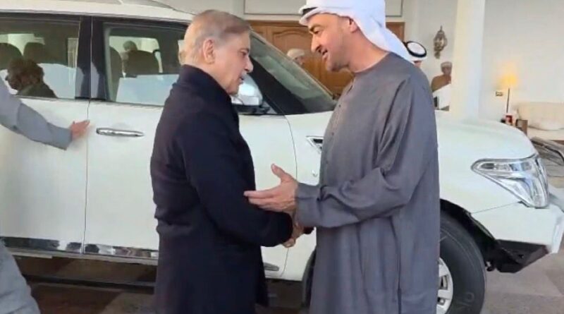 Shehbaz Sharif Meets UAE President to Deepen Economic, Strategic Ties