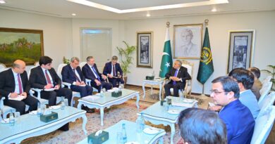 Ishaq Dar Meets Azerbaijani Presidential Representative in Islamabad