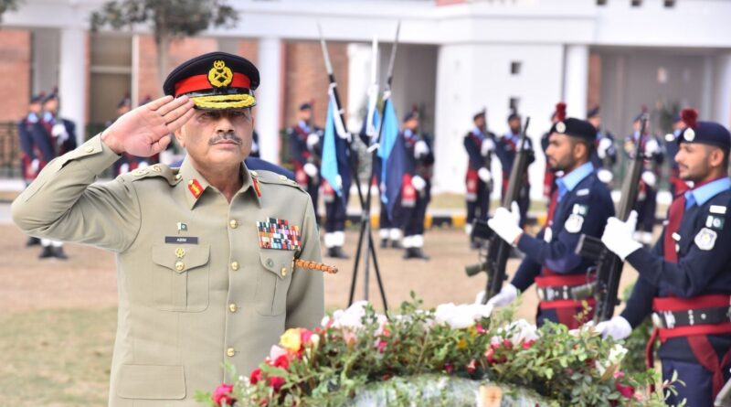 COAS Pays Tribute to Police Martyrs, Calls Policing a “Sacred Trust”