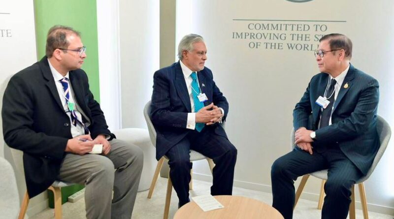 Ishaq Dar and Thai FM Reaffirm Cooperation Across Trade, Investment, and Agriculture