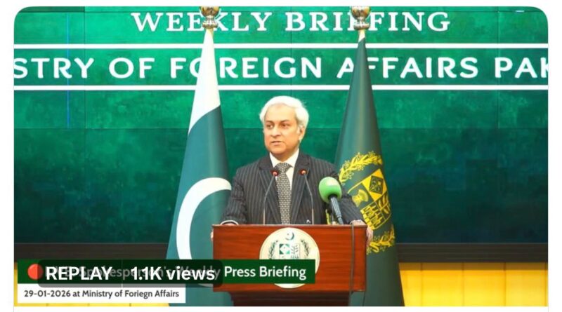 Pakistan Reaffirms Commitment to Peace, Diplomacy Amid Regional Tensions at MFA Briefing