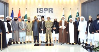 DG ISPR at GHQ, Pledges Support for National Narrative