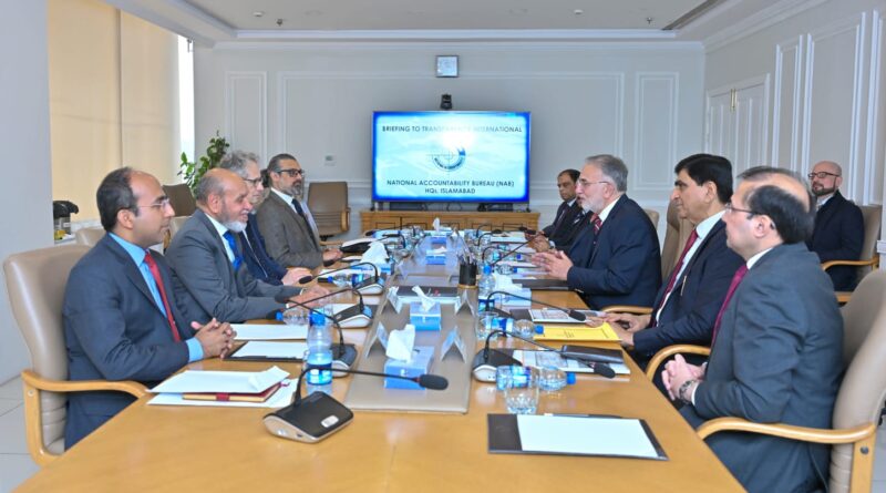 Pakistan’s NAB and Transparency International Explore Joint Anti-Corruption Efforts
