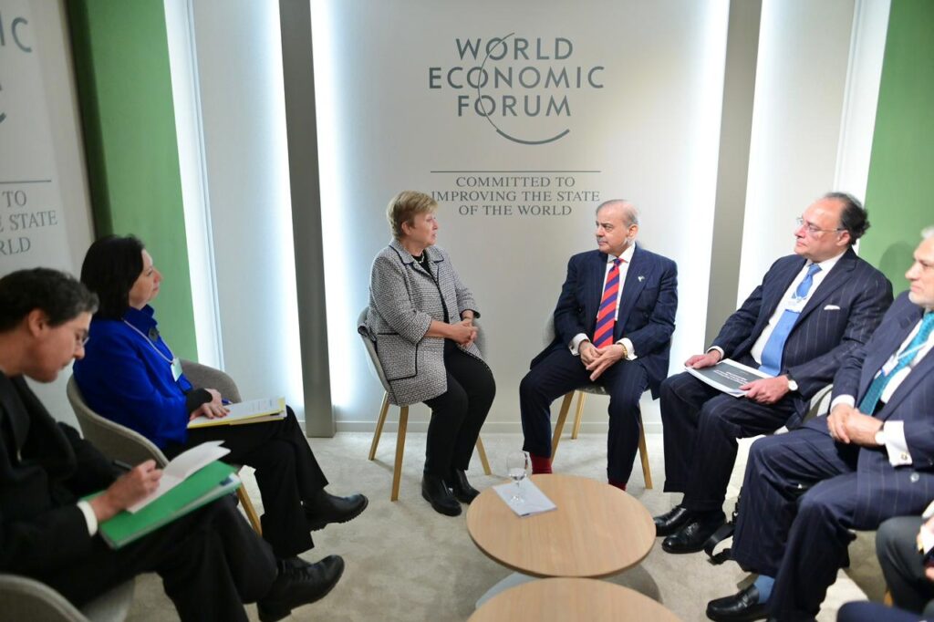 PM Shehbaz, IMF Managing Director Hold Talks on Economic Stability and Growth