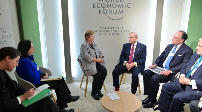 PM Shehbaz, IMF Managing Director Hold Talks on Economic Stability and Growth
