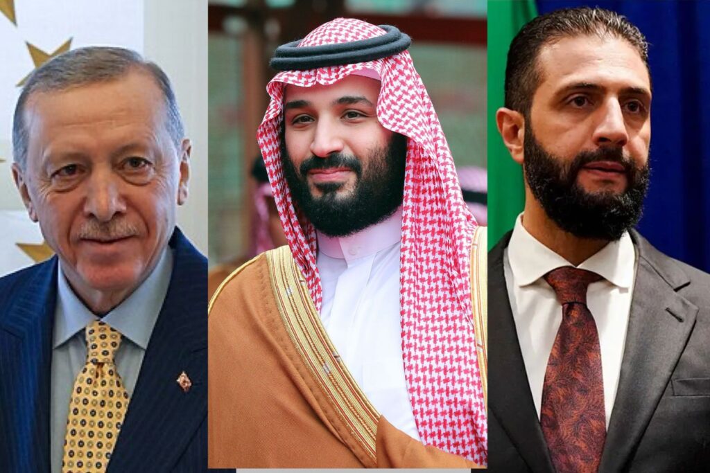 Saudi Crown Prince Holds Talks with Turkish and Syrian Presidents