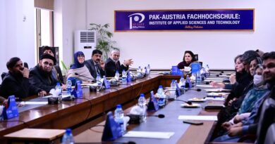 Chairperson Benazir Income Support Programme (BISP), Senator Rubina Khalid, visited the Pak-Austria Institute