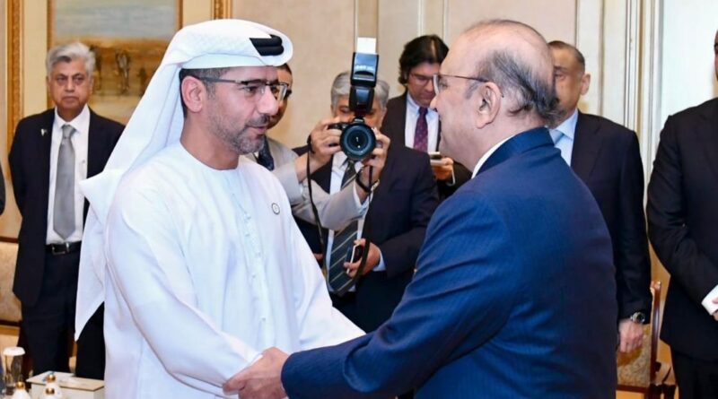 President Discusses AD Ports Group Investment in Pakistan