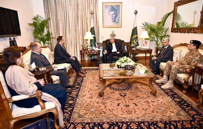 President Zardari Meets Pakistan’s Ambassador-Designate to Jordan