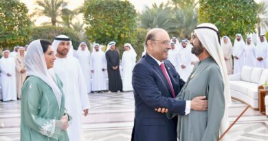 President Zardari Highlights Pakistan’s Reforms, Invites UAE Leader to Visit