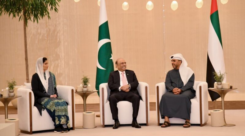 Zardari Visit Reflects Deepening Pakistan-UAE Strategic Partnership