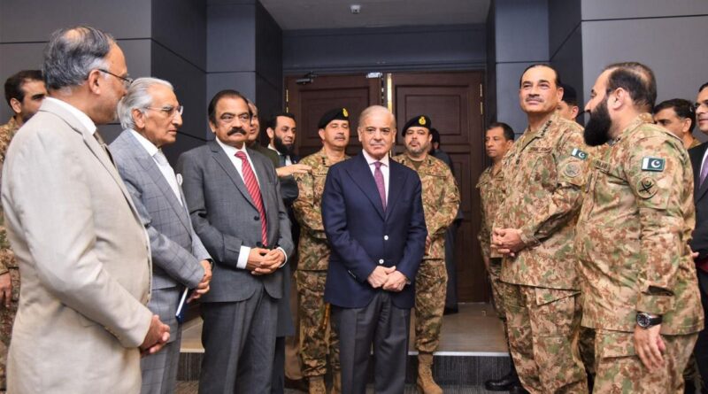 PM Shehbaz Sharif Visits GHQ for Security Briefing