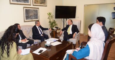 Azerbaijan Ambassador Meets Dr Musadik Malik in Islamabad