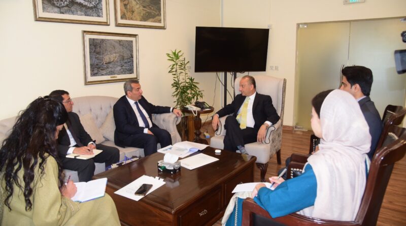 Azerbaijan Ambassador Meets Dr Musadik Malik in Islamabad