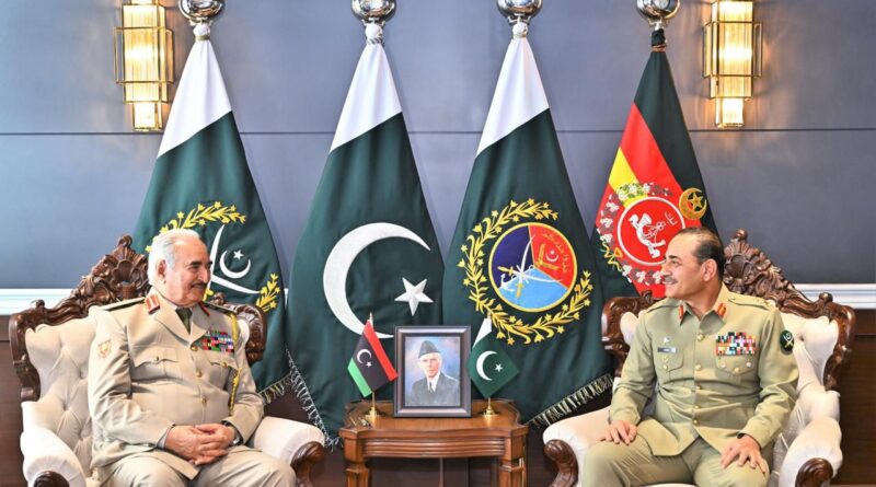 Asim Munir Emphasizes Support for Libya’s Stability