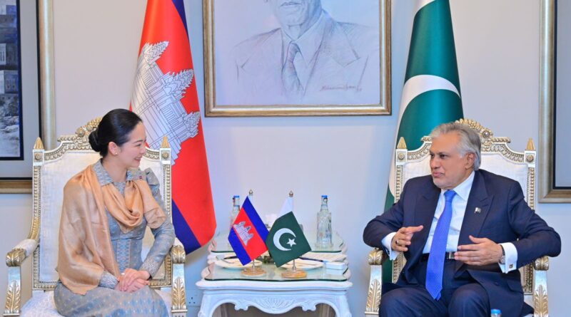 Pakistan, Cambodia Reaffirm Commitment to Strengthen Economic Cooperation