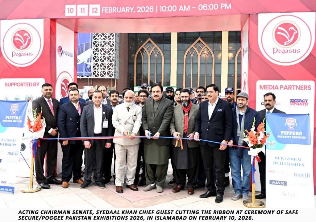 Acting Senate Chairman Inaugurates Safe Secure Pakistan and POGEE 2026 Exhibitions