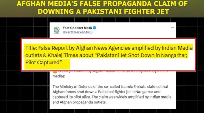 Pakistan Rejects Claims of Downed Fighter Jet