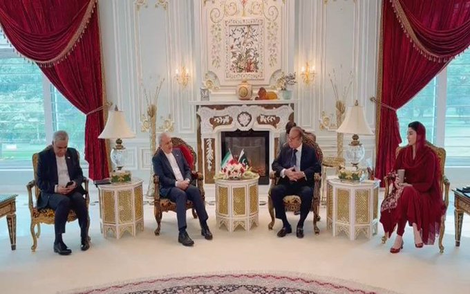 Iranian Envoy Meets Nawaz Sharif, Maryam Nawaz to Discuss Regional Escalations