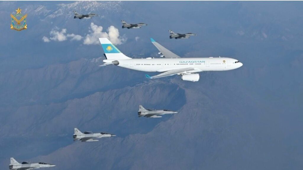 Aerial Salute Reflects Strong Ties Between Pakistan and Kazakhstan