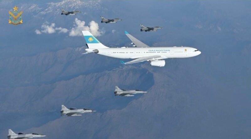 Aerial Salute Reflects Strong Ties Between Pakistan and Kazakhstan