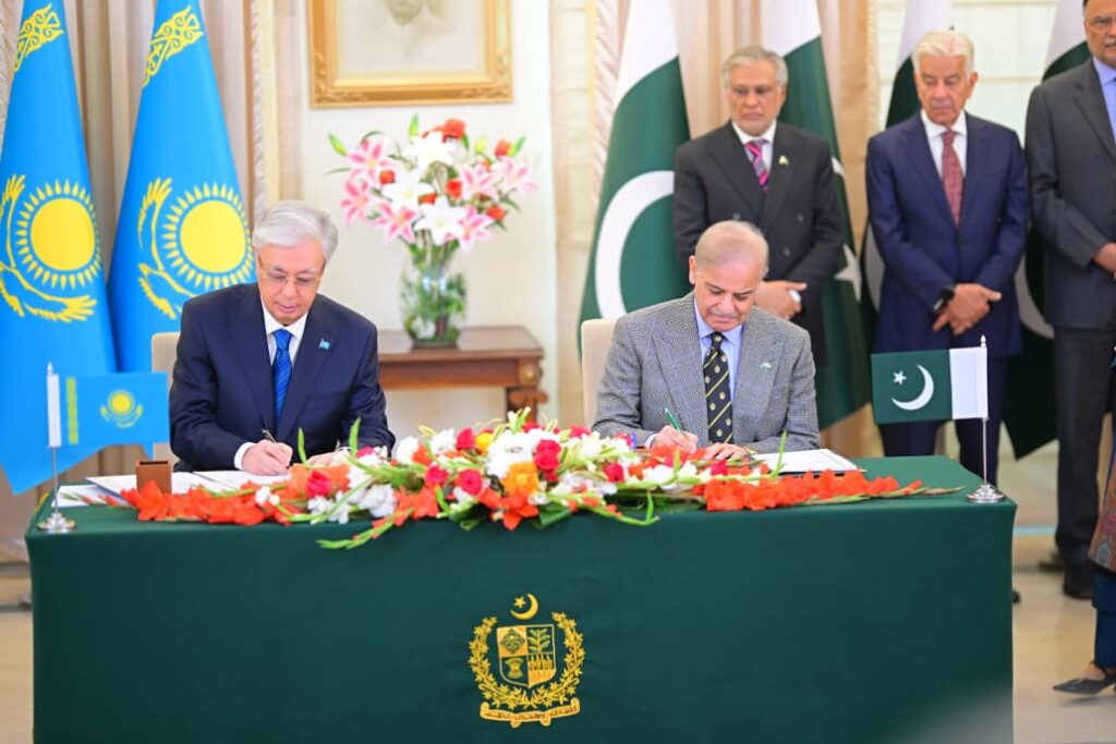PM Shehbaz, President Tokayev Set USD 1 Billion Trade Target