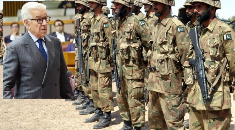 Khawaja Asif Condemns Irresponsible Statements, Presents Terrorism Casualty Data