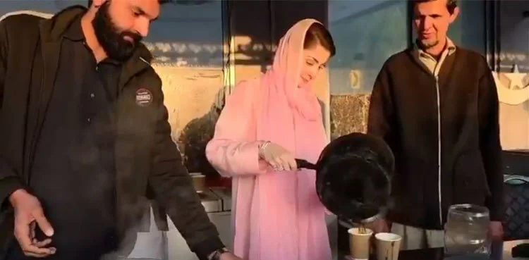 Maryam Nawaz’s Tea-Stall Stop in Murree Goes Viral