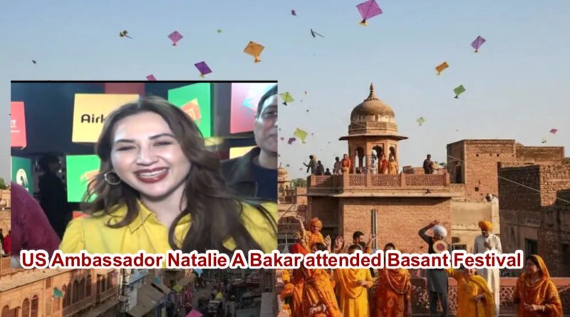 US Envoy Natalie Baker Attends Basant Festivities at Delhi Gate