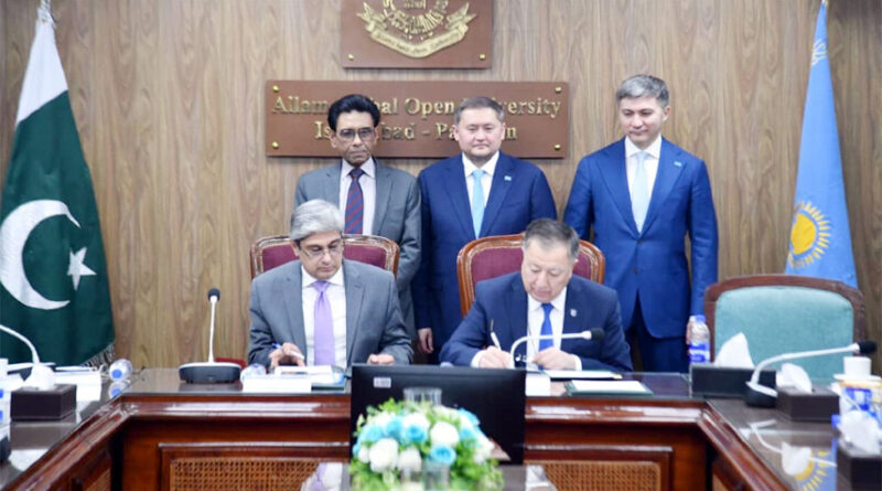 Pakistan, Kazakhstan Sign Eight Education MoUs to Boost Academic Cooperation
