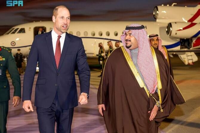 Prince William Continues Saudi Tour After Riyadh Engagements