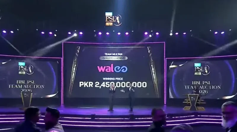 Wali Tech Acquires Multan PSL Franchise for Rs2.45 Billion in 10-Year Deal