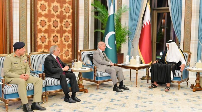 Shehbaz, Tamim Discuss Regional Stability