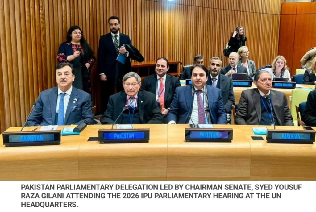 Pakistan Parliamentary Delegation Arrives at UN for IPU Hearing