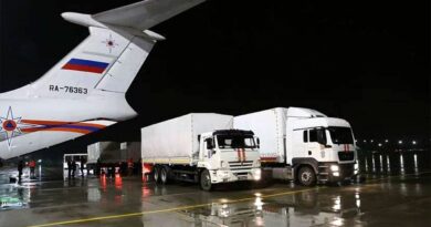 Russia Sends First Humanitarian Aid Shipment to Iran