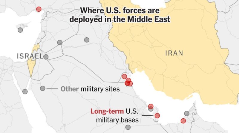 Iran Claims Strikes on US Military Bases