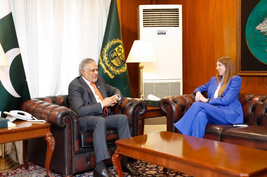 Ishaq Dar Meets British High Commissioner in Islamabad