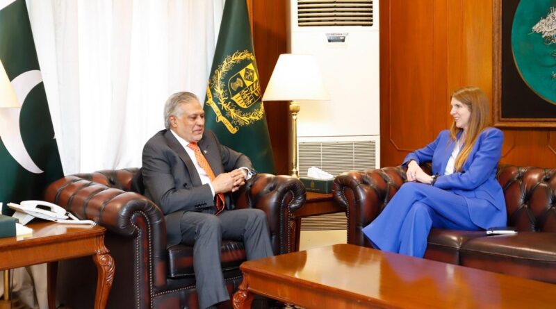 Ishaq Dar Meets British High Commissioner in Islamabad