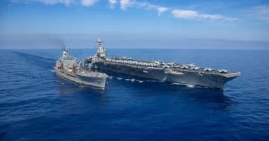 U.S. Aircraft Carrier USS Gerald R. Ford Departs Iranian Theater