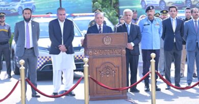 Prime Minister Shehbaz Sharif Launches Police Electric Vehicles