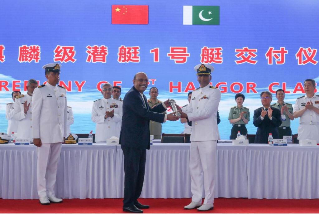 Pakistan Navy Commissions First HANGOR Class Submarine in China