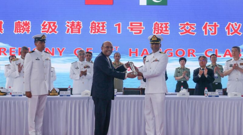 Pakistan Navy Commissions First HANGOR Class Submarine in China