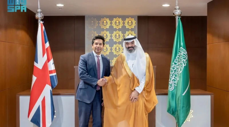 Saudi Minister Alswaha Meets UK Business Adviser in Riyadh