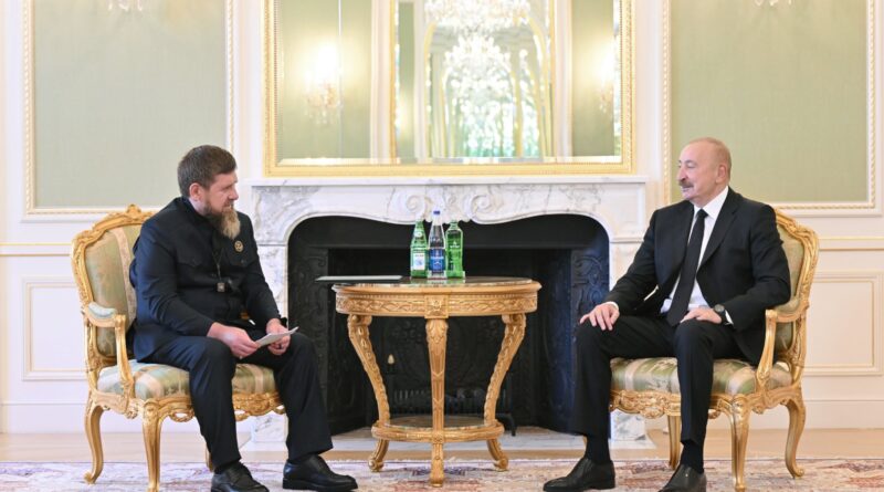 Ilham Aliyev Welcomes Ramzan Kadyrov During Azerbaijan Visit